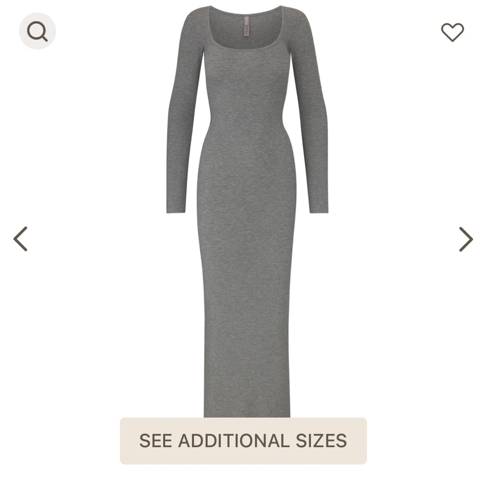 SKIMS long sleeve dress